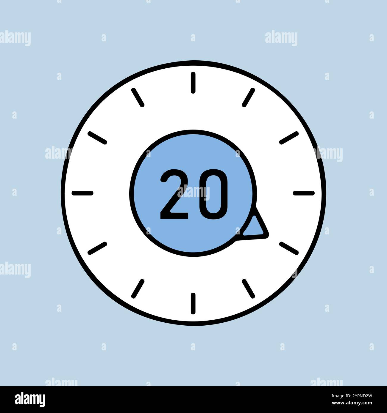 Timer vector icon. Kitchen appliance. Graph symbol for cooking web site ...