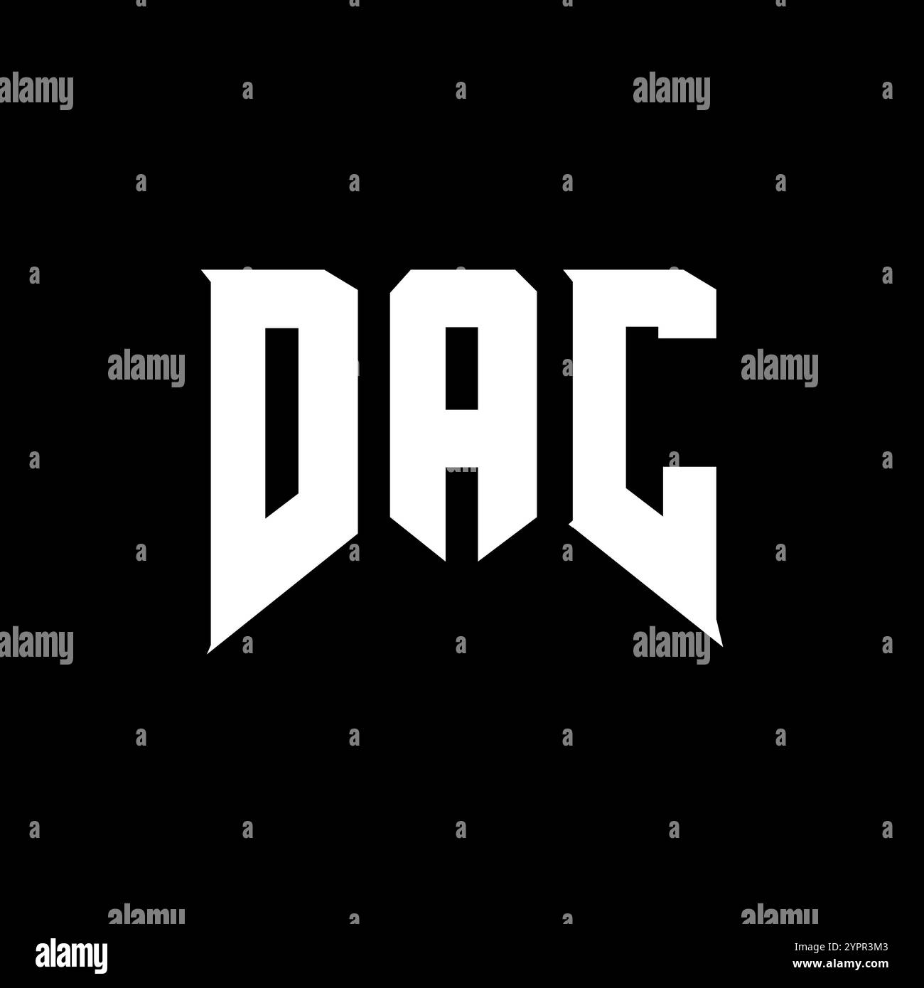 DAC letter logo design for technology company. DAC logo design black ...