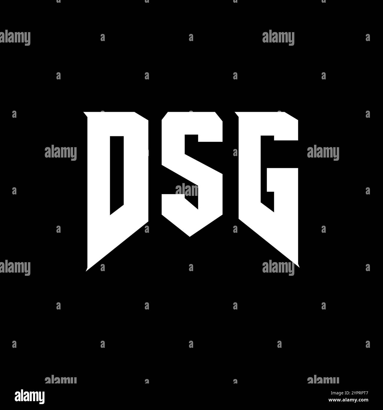 DSG letter logo design for technology company. DSG logo design black ...