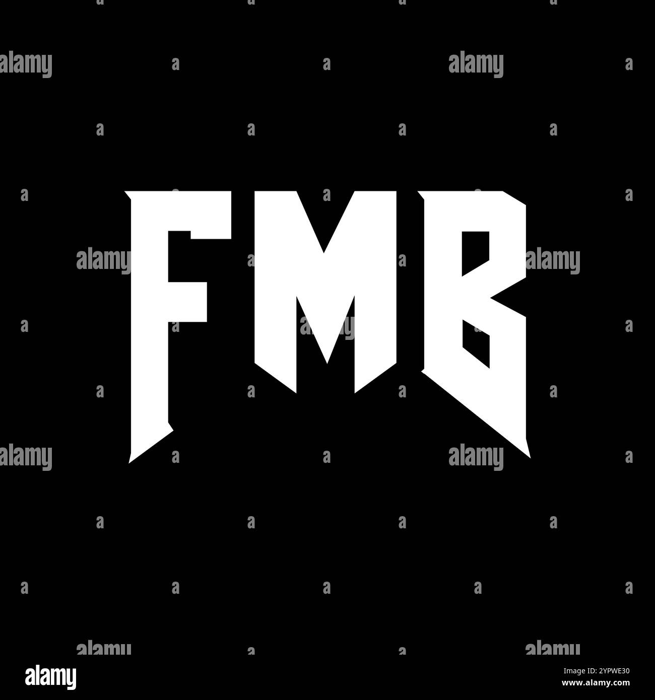 FMB letter logo design for technology company. FMB logo design black ...