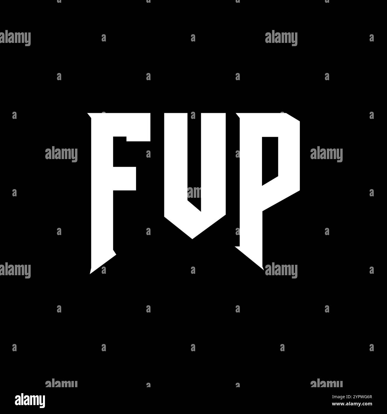 FUP letter logo design for technology company. FUP logo design black ...