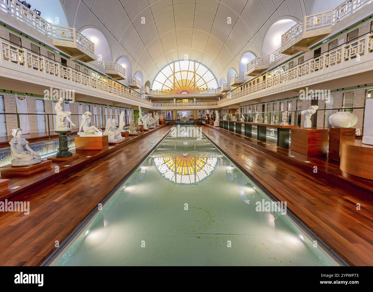 ROUBAIX, FRANCE, JUNE 14, 2024 : interiors Art Deco decors and ...