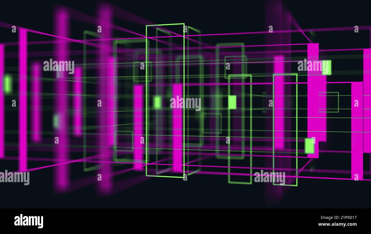 Colorful 3d geometric shapes hi-res stock photography and images - Alamy