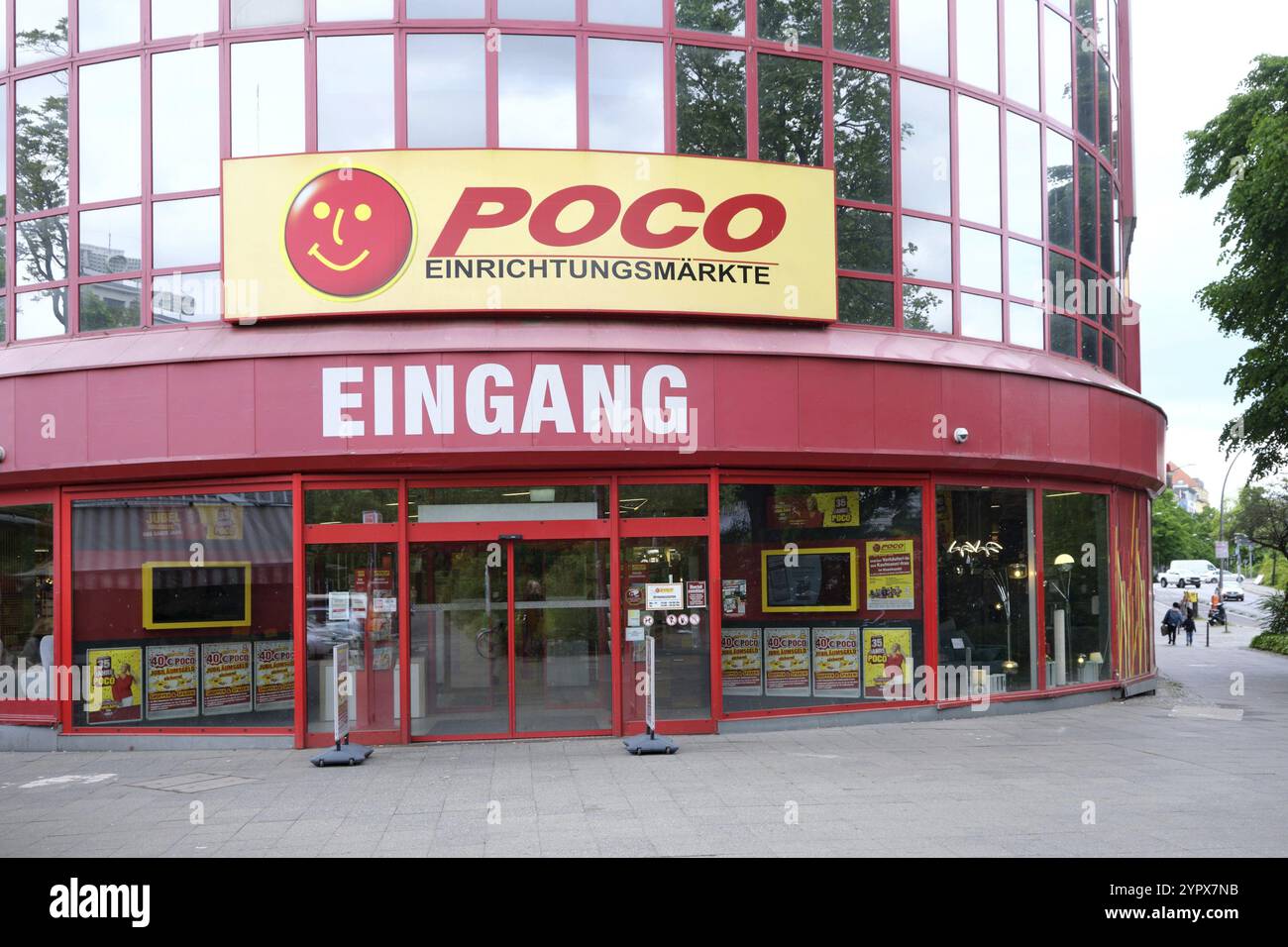 Poco, furniture store, Kreuzberg, Berlin, Bluecherplatz, Germany Stock Photo