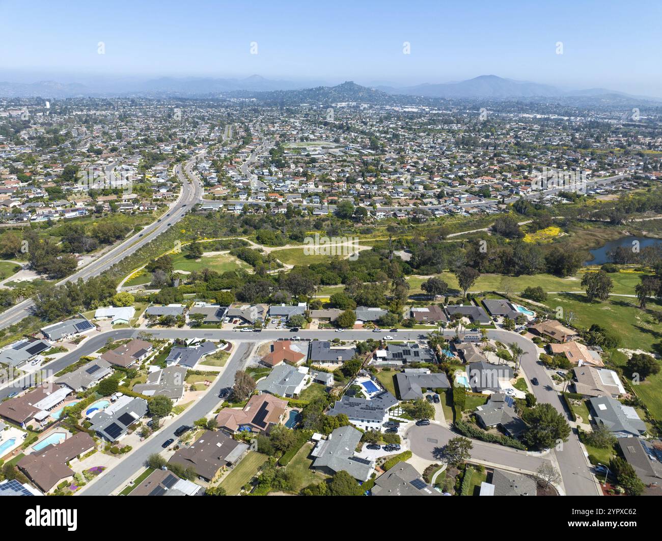 Birds eye view san diego hi-res stock photography and images - Alamy