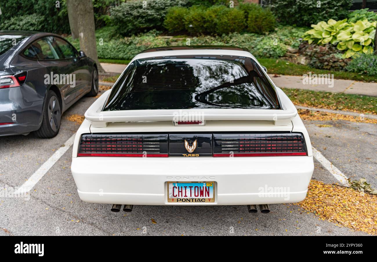 Chicago, Illinois - September 29, 2024: 1992 Pontiac Firebird Trans Am ...