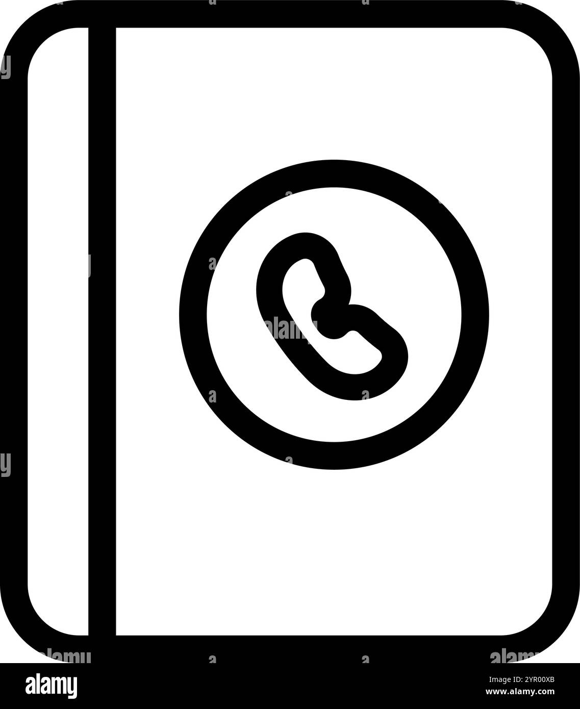 address book contacts icon Stock Vector