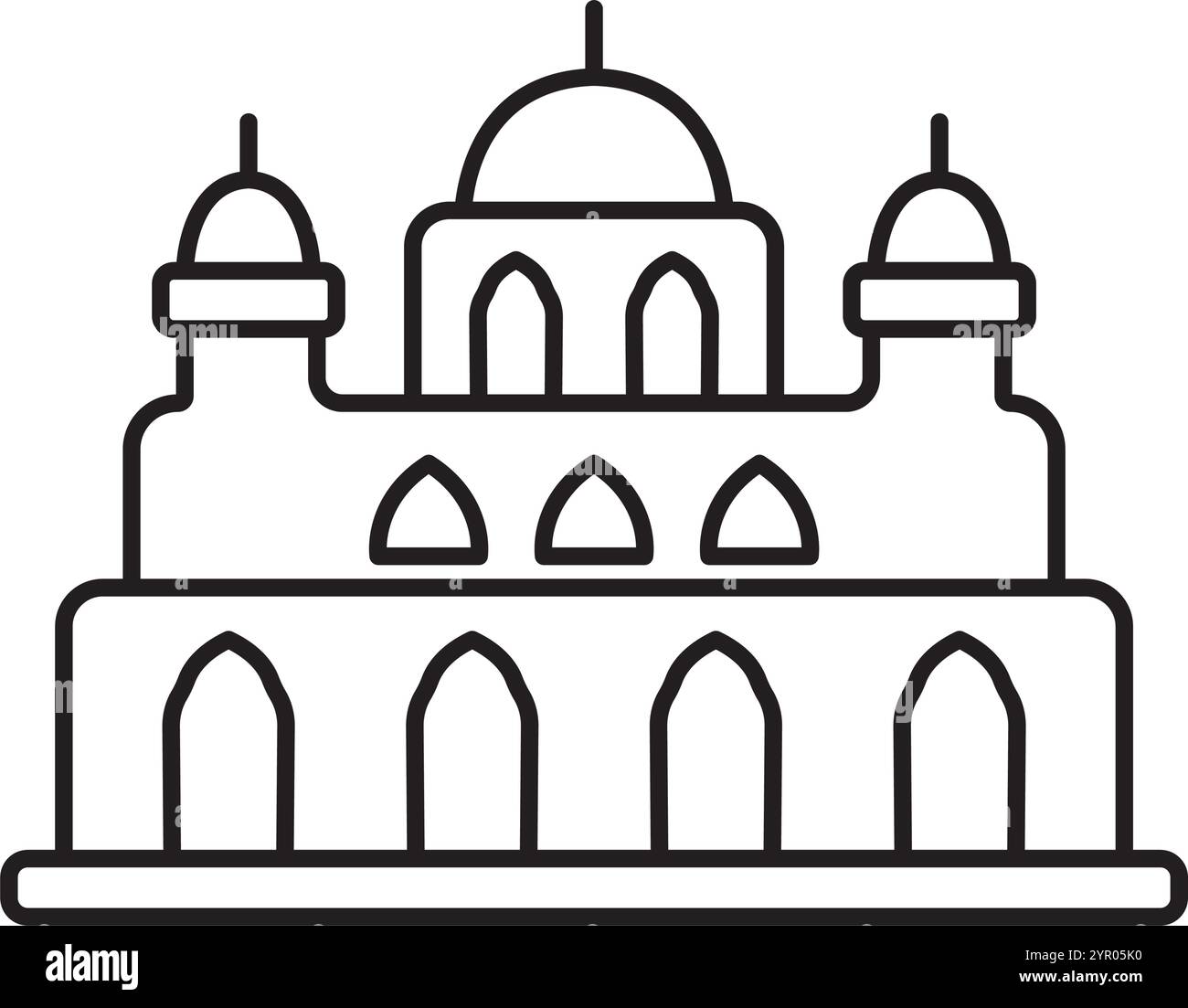 gurdwara linear style Stock Vector Image & Art - Alamy