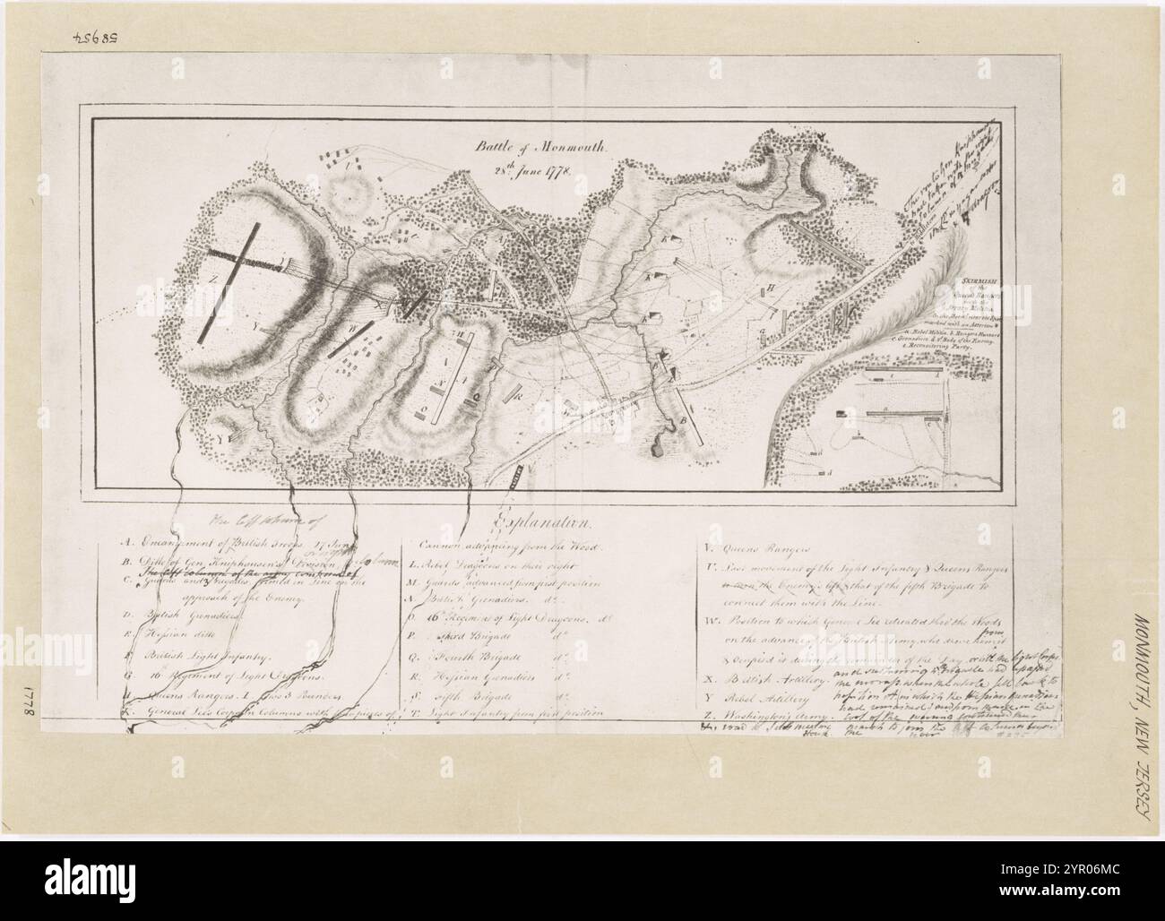 Battle of monmouth 1778 hi-res stock photography and images - Alamy