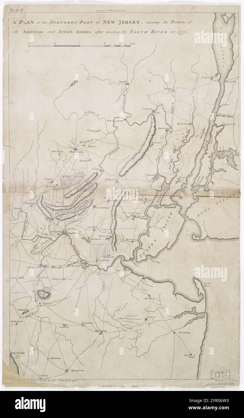 A plan of the northern part of New Jersey : shewing the positions of ...