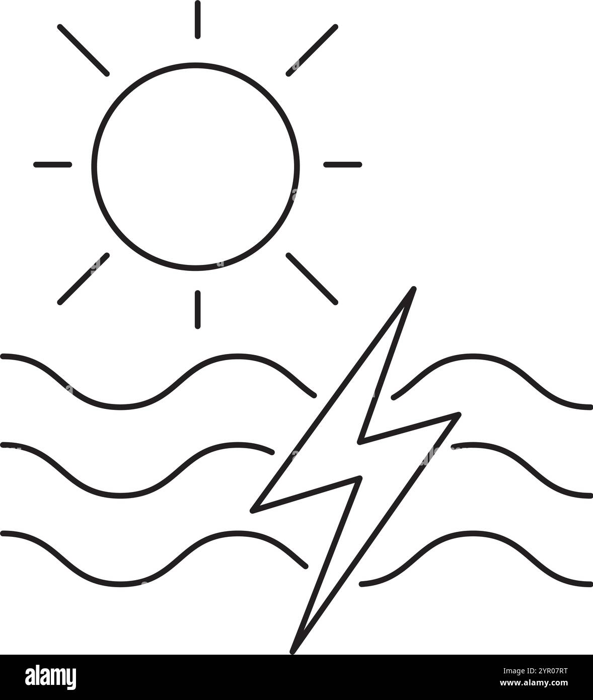 hydro renewable energy and sustainable Stock Vector Image & Art - Alamy