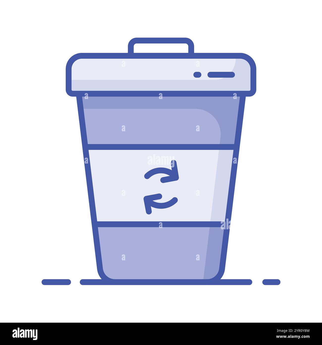 Industrial waste bin Cut Out Stock Images & Pictures - Alamy