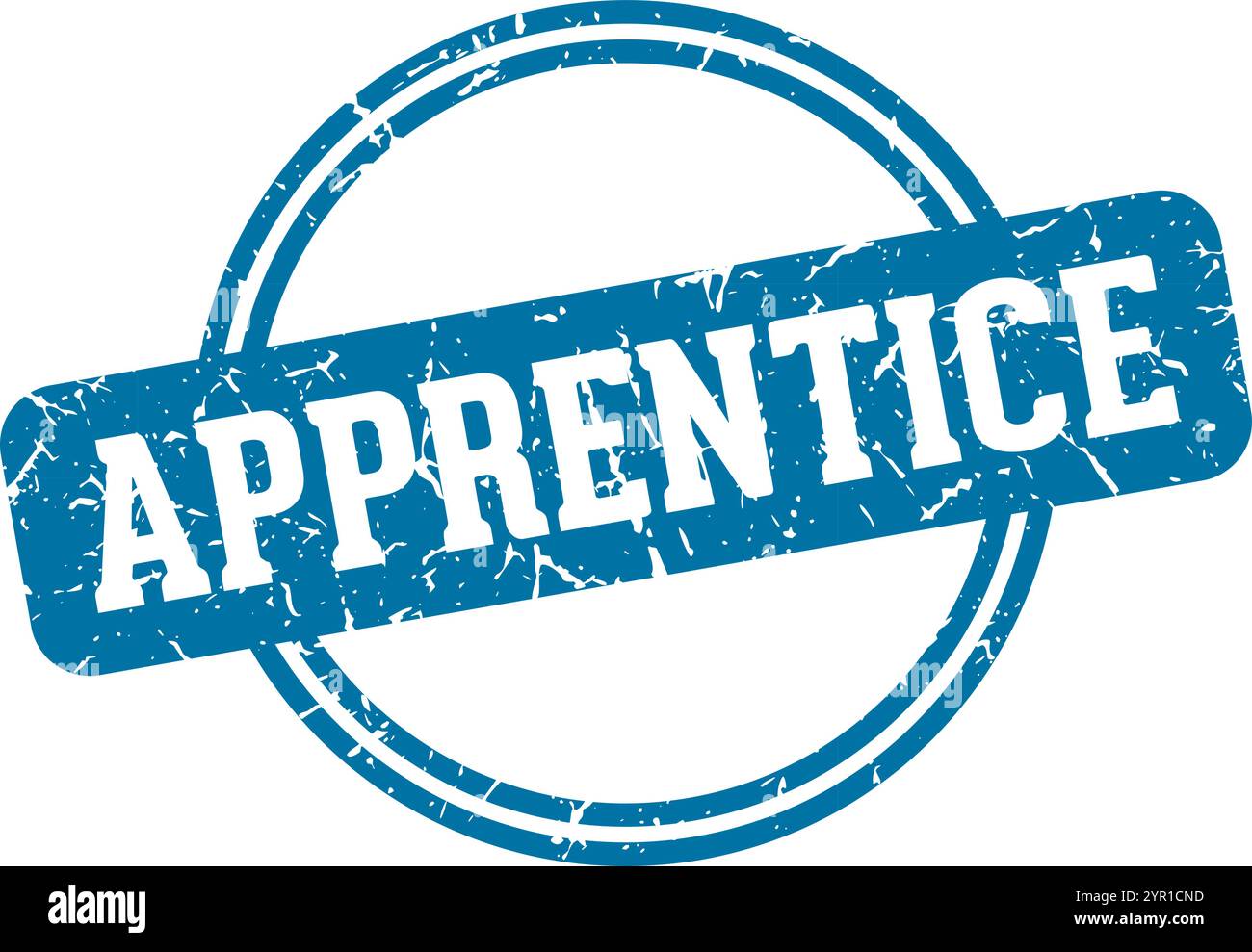 apprentice round stamp isolated on transparent background. apprentice stamp Stock Vector