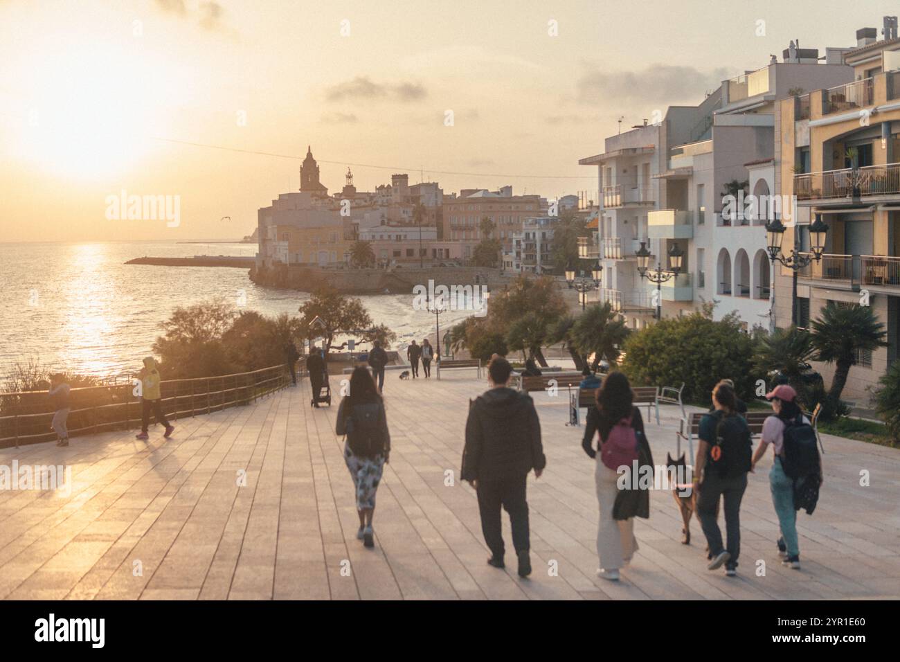 Sitges Cataluyna Stock Photo