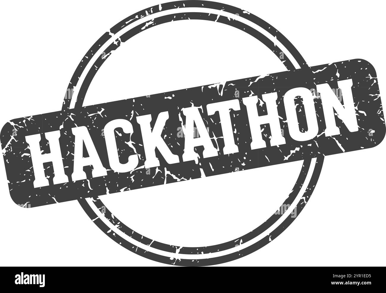 hackathon round stamp isolated on transparent background. hackathon ... image.