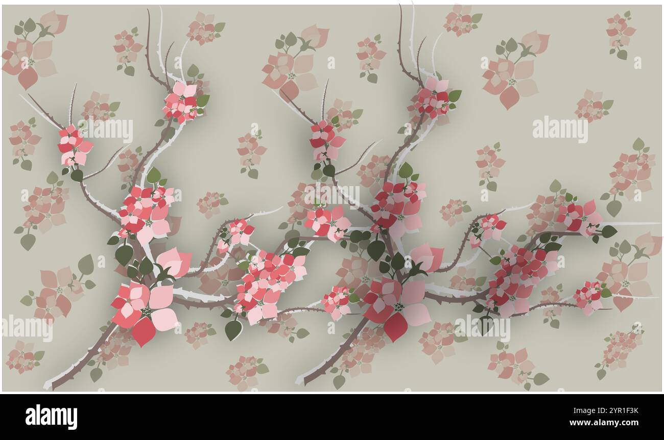 Wall Art Design Printable Stock Vector