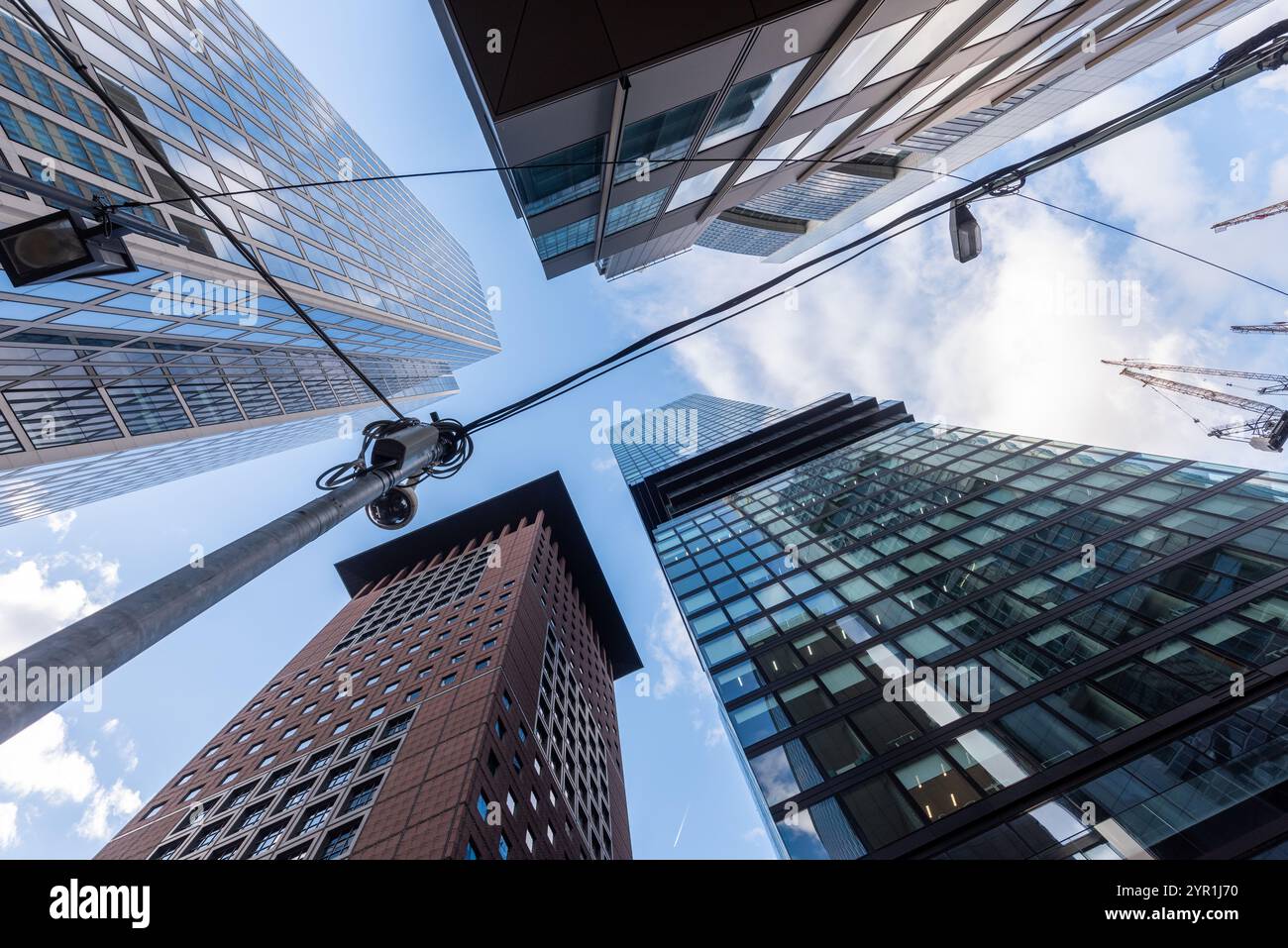 Financial District, Frankfurt, Germany Stock Photo