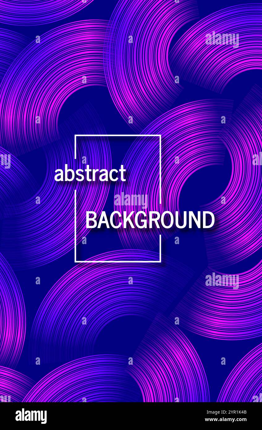 Trendy geometric blue background with abstract circles shapes. Stories ...