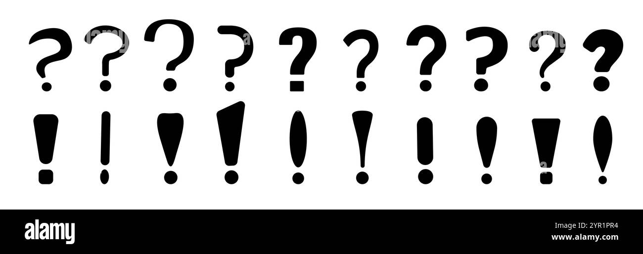 Exclamation symbols warning marks hi-res stock photography and images ...