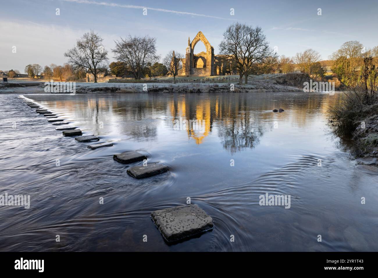 Stone Priory Bolton Priory (aka Bolton Abbey, from the famous stepping stones over ...