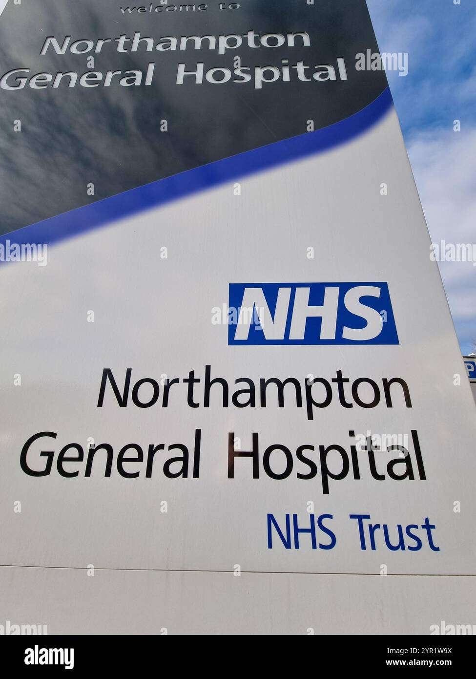 Northampton NHS General Hospital England UK - Smartphone Captured Stock Image