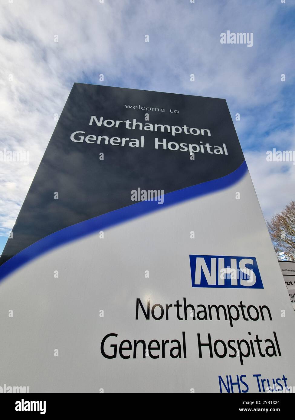 Northampton NHS General Hospital England UK - Smartphone Captured Stock Image