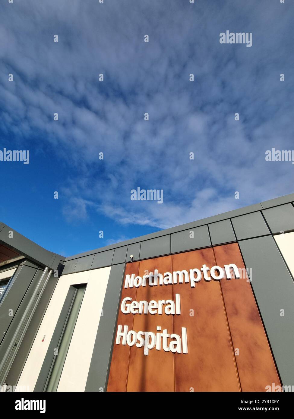 Northampton NHS General Hospital England UK - Smartphone Captured Stock Image