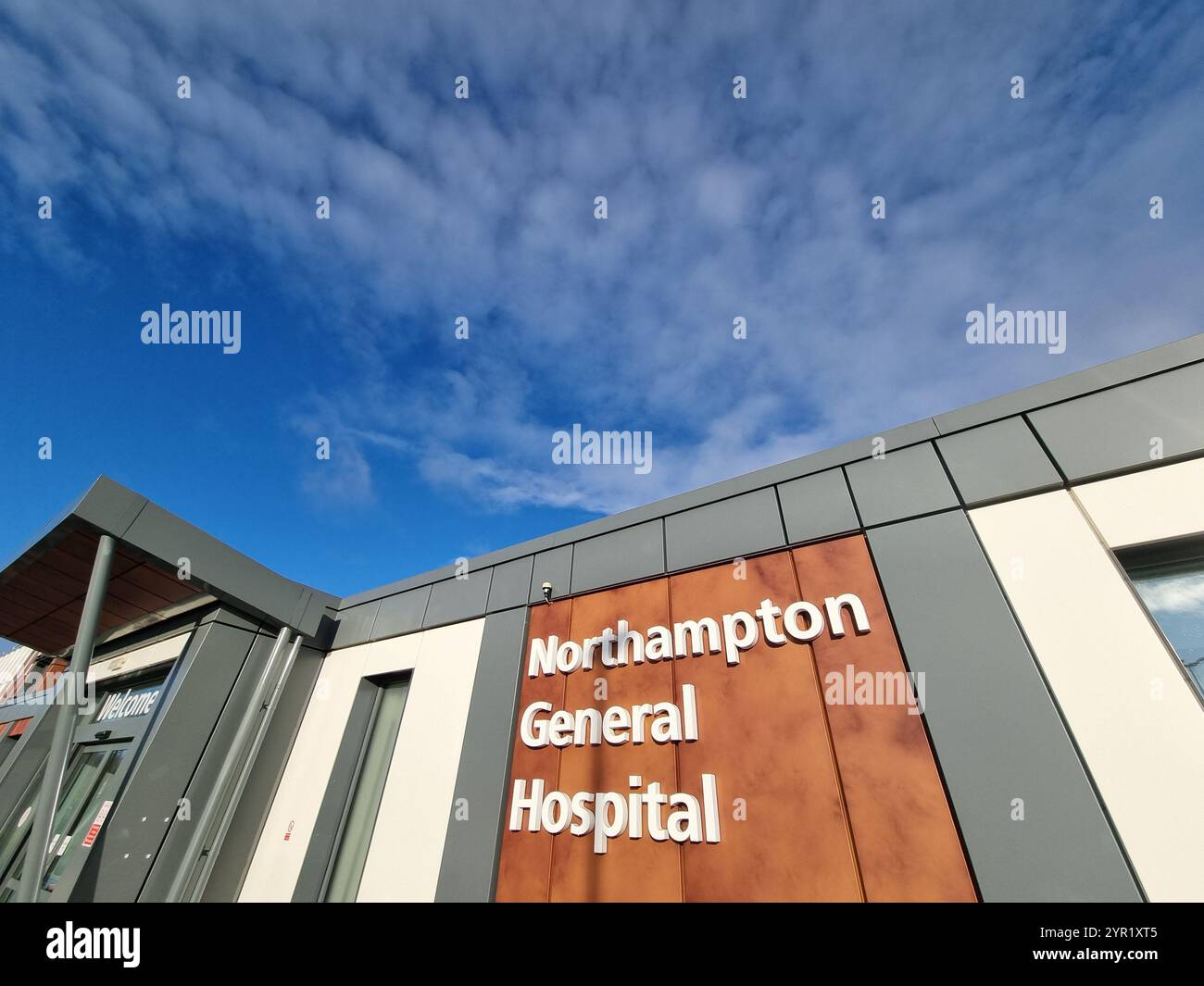 Northampton NHS General Hospital England UK - Smartphone Captured Stock Image