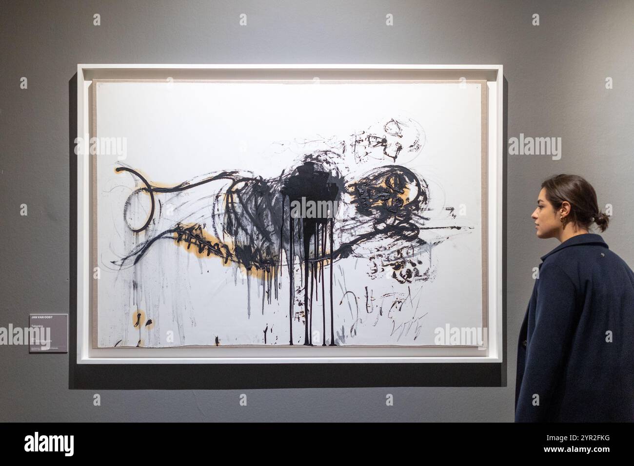 Anteprima stampa della mostra 'SalvArti. Dalle confische alle collezioni pubbliche' a Palazzo Reale - Milano, Italia - Luned&#xec;, 2 Dicembre 2024 (foto Stefano Porta / LaPresse) Press preview of the exhibition 'SalvArti. From confiscations to public collections' at Palazzo Reale - Milan, Italy - Friday, 2 December 2024 (photo Stefano Porta / LaPresse) Stock Photo