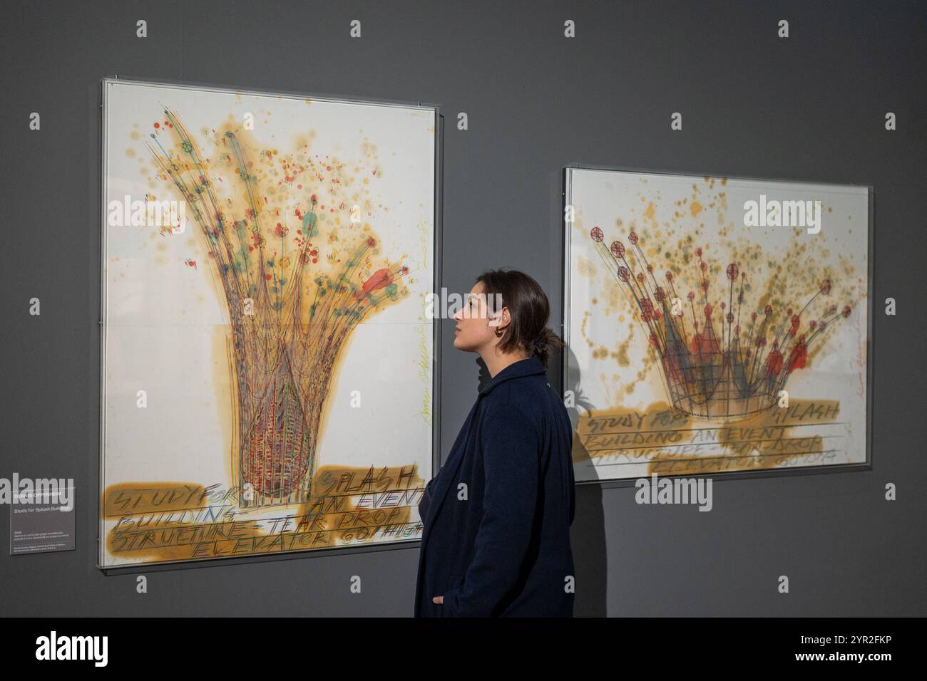 Anteprima stampa della mostra 'SalvArti. Dalle confische alle collezioni pubbliche' a Palazzo Reale - Milano, Italia - Luned&#xec;, 2 Dicembre 2024 (foto Stefano Porta / LaPresse) Press preview of the exhibition 'SalvArti. From confiscations to public collections' at Palazzo Reale - Milan, Italy - Friday, 2 December 2024 (photo Stefano Porta / LaPresse) Stock Photo
