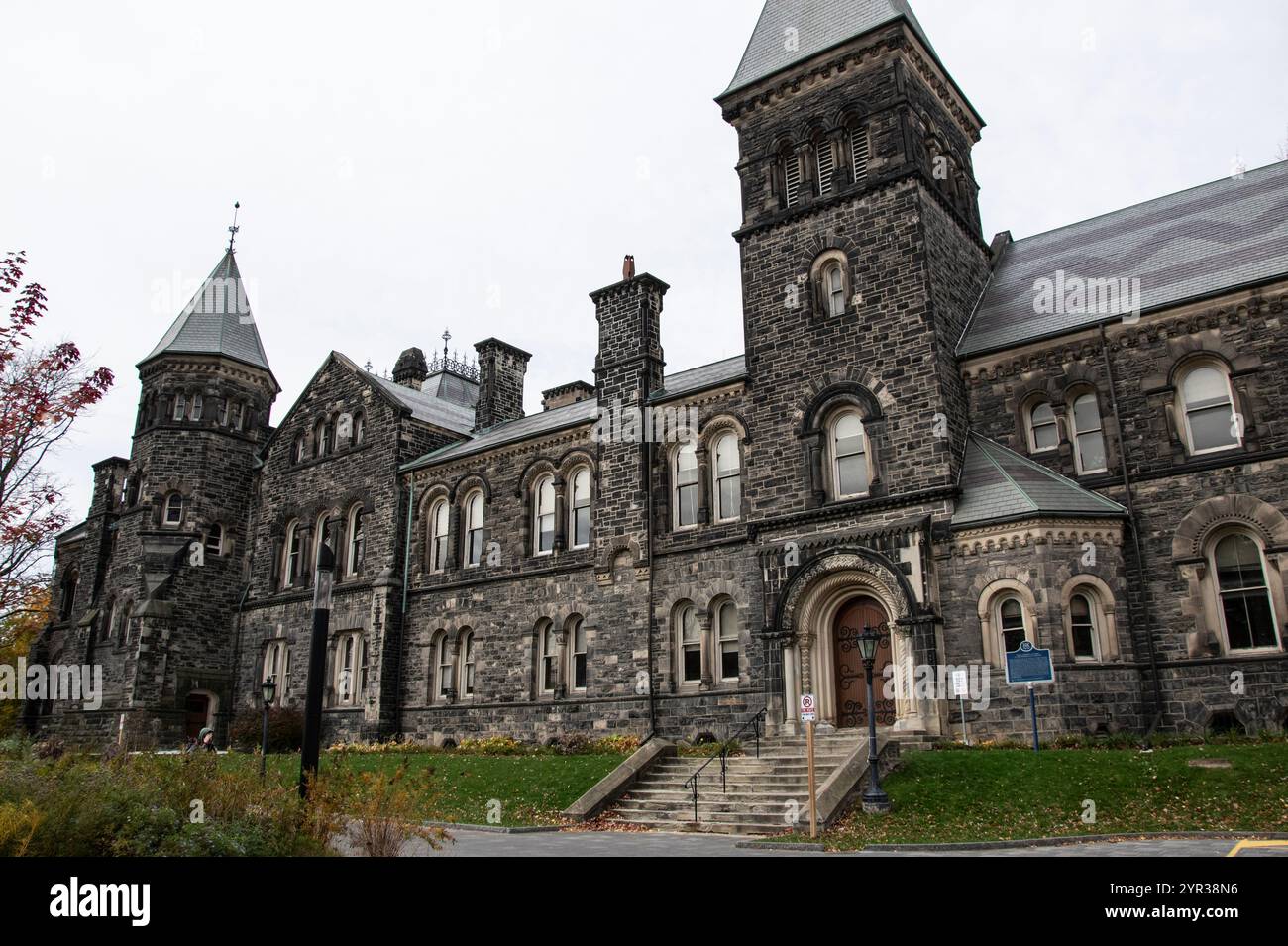 University College building at the University of Toronto in downtown Toronto, Ontario, Canada Stock Photo