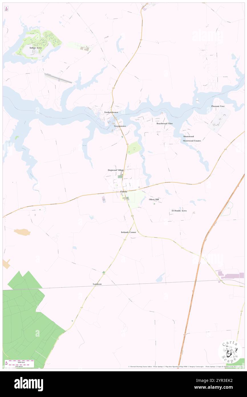 Town of Galena, Kent County, US, United States, Maryland, N 39 20' 33'', S 75 52' 43'', map, Cartascapes Map published in 2024. Explore Cartascapes, a map revealing Earth's diverse landscapes, cultures, and ecosystems. Journey through time and space, discovering the interconnectedness of our planet's past, present, and future. Stock Photo