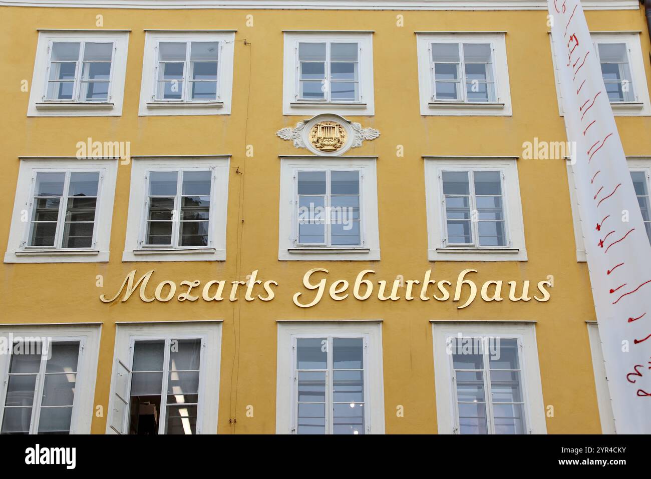 Salzburg, Austria - October 1 2024: Mozart s Birthplace Museum Exterior ...