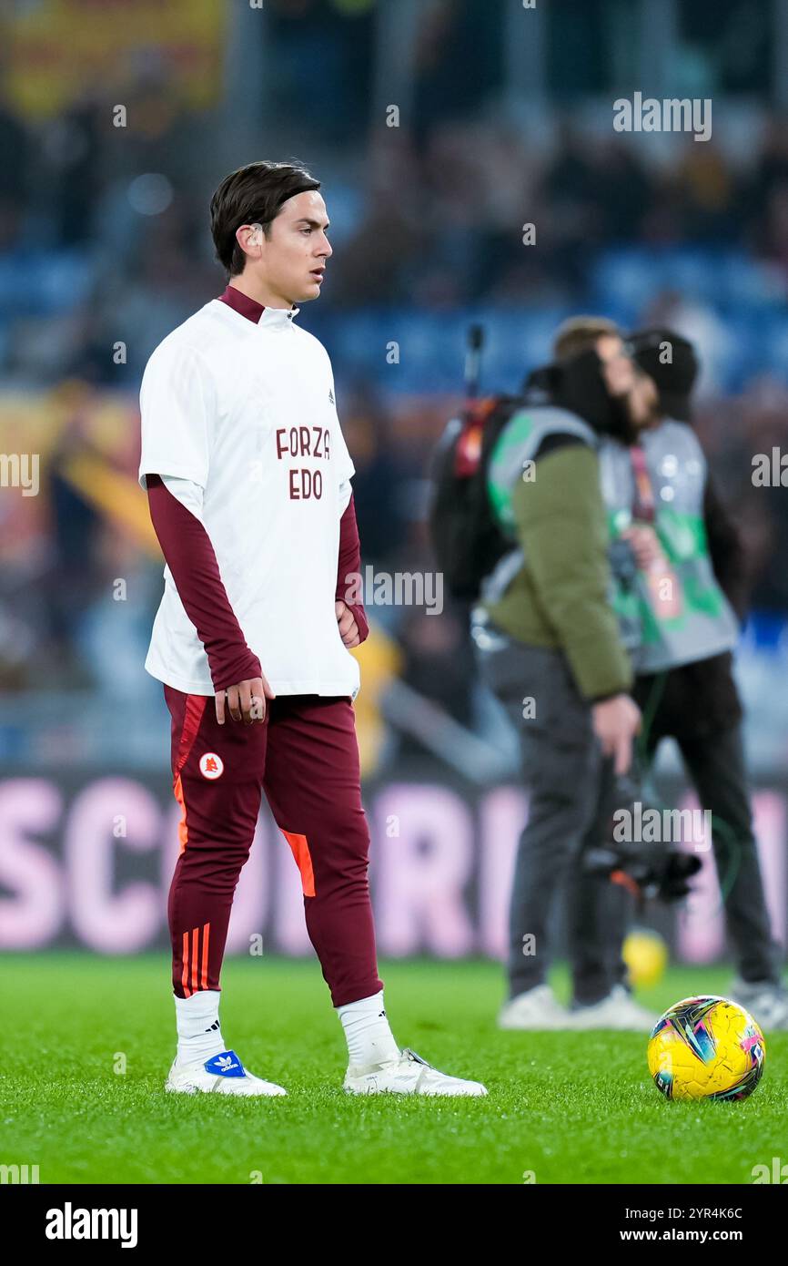 T-shirt AS Roma Dybala Collection - Blanc - 100% Coton - Adulte Mixte