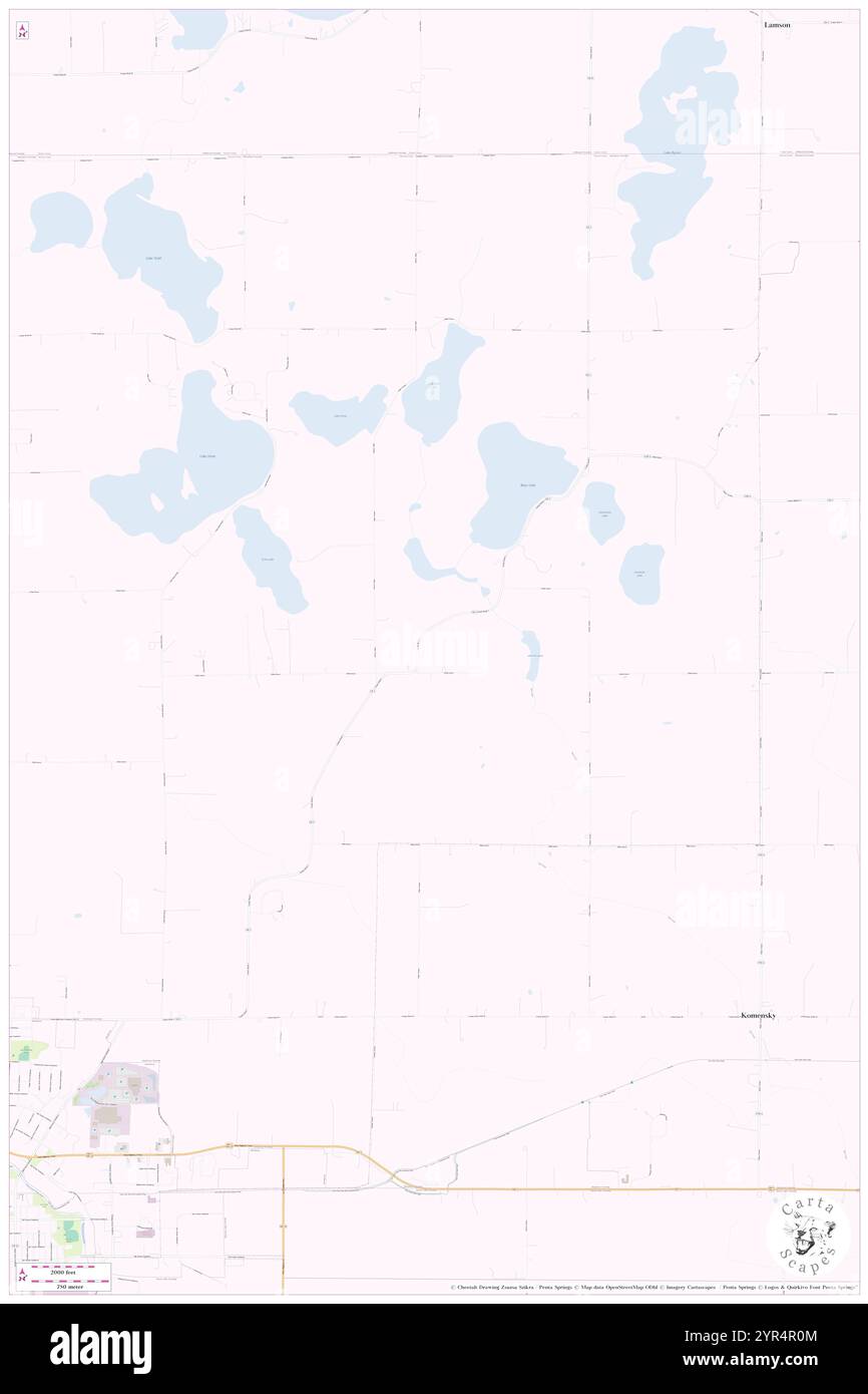 Township of Hutchinson, McLeod County, US, United States, Minnesota, N 44 56' 15'', S 94 18' 55'', map, Cartascapes Map published in 2024. Explore Cartascapes, a map revealing Earth's diverse landscapes, cultures, and ecosystems. Journey through time and space, discovering the interconnectedness of our planet's past, present, and future. Stock Photo