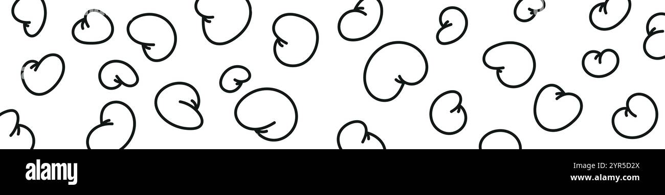 Organic blob shape with fluid and irregular form. Abstract outline ...