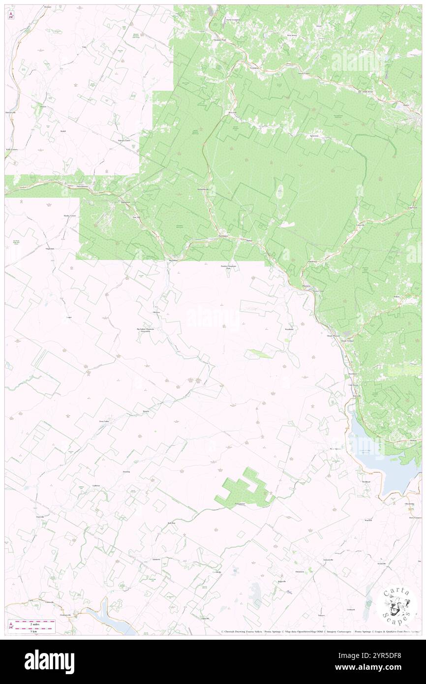 Town of Shandaken, Ulster County, US, United States, New York, N 42 4' 8'', S 74 23' 22'', map, Cartascapes Map published in 2024. Explore Cartascapes, a map revealing Earth's diverse landscapes, cultures, and ecosystems. Journey through time and space, discovering the interconnectedness of our planet's past, present, and future. Stock Photo