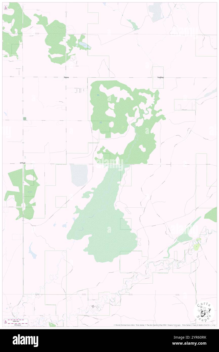 Township of Oliver, Kalkaska County, US, United States, Michigan, N 44 38' 26'', S 85 1' 58'', map, Cartascapes Map published in 2024. Explore Cartascapes, a map revealing Earth's diverse landscapes, cultures, and ecosystems. Journey through time and space, discovering the interconnectedness of our planet's past, present, and future. Stock Photo