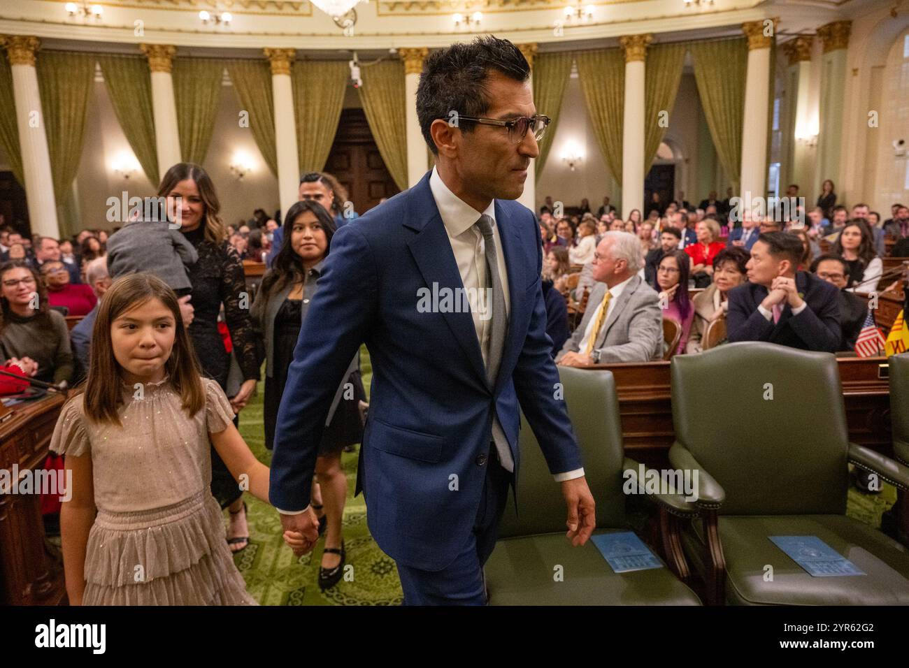 Sacramento, Ca, USA. 2nd Dec, 2024. Assembly Speaker Robert Rivas, D ...