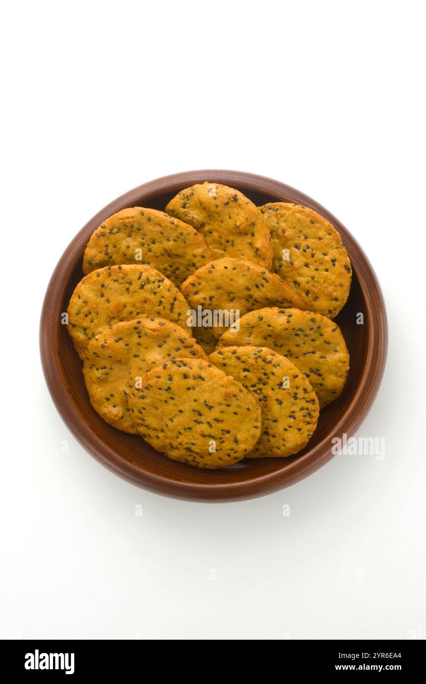 Soka rice cracker, sesame Stock Photo - Alamy Soka rice cracker, sesame Stock Photo - Alamy