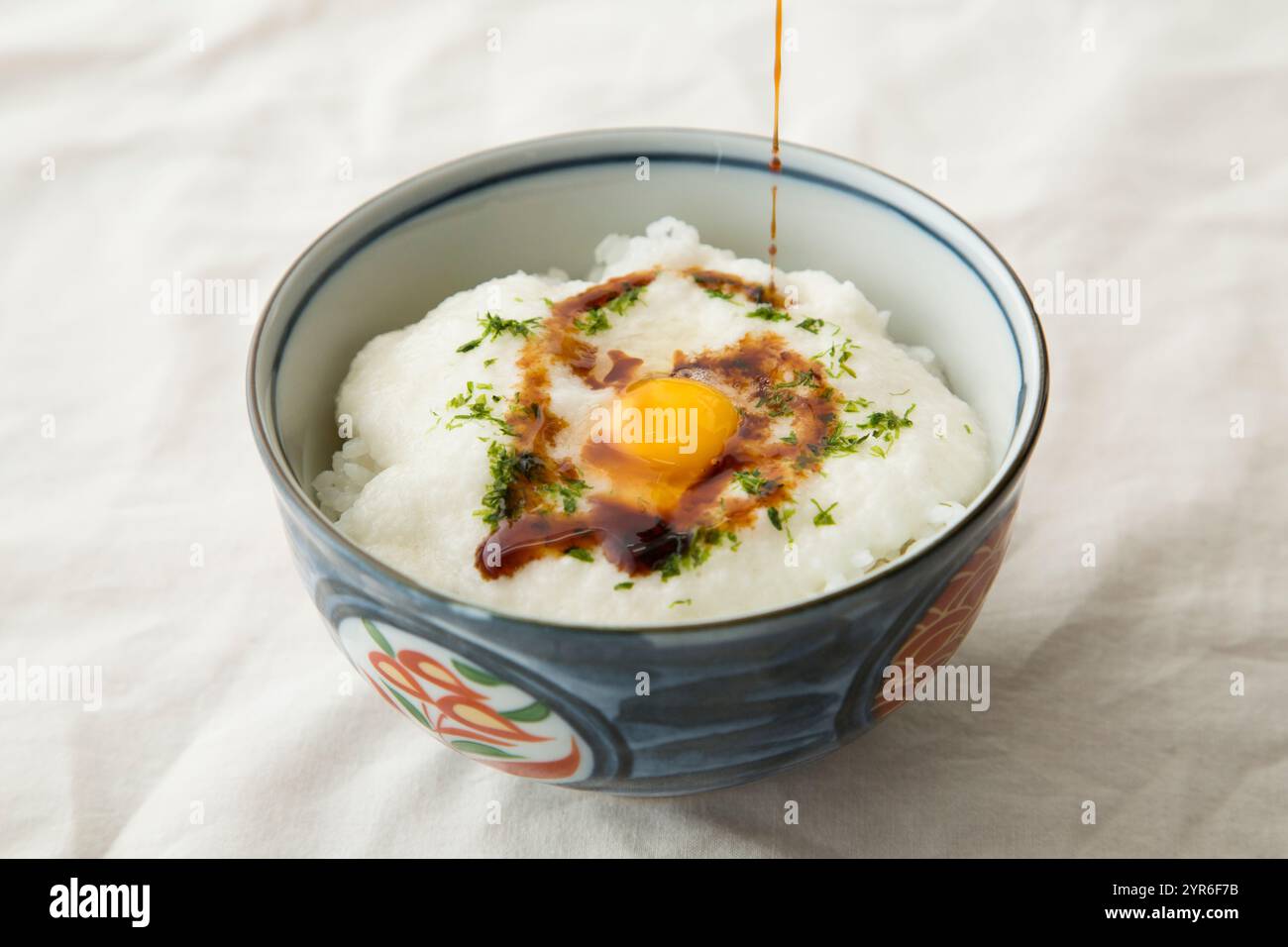 Tororo Rice Soy sauce 1 hi-res stock photography and images - Alamy