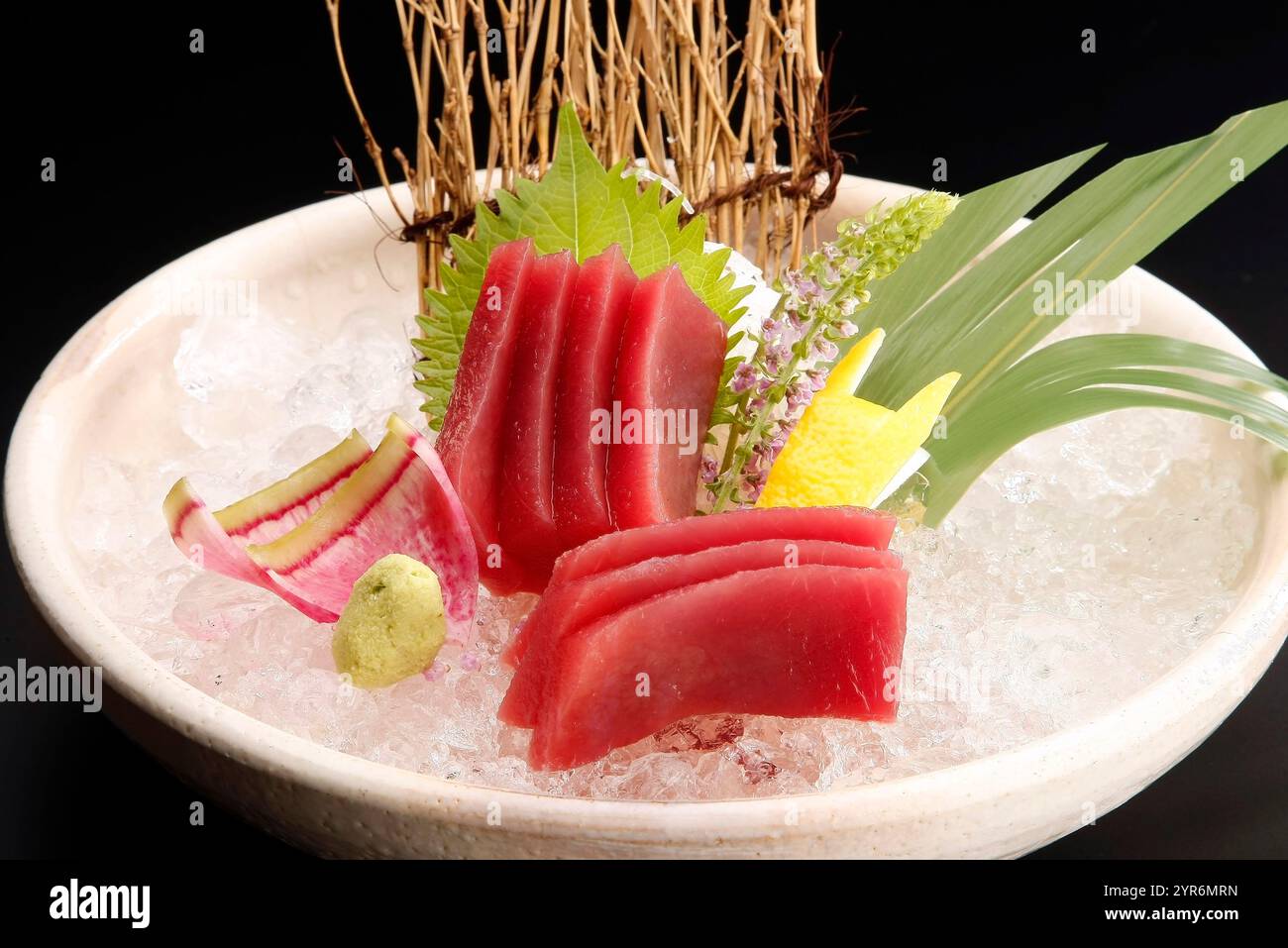 Red tuna sashimi Stock Photo