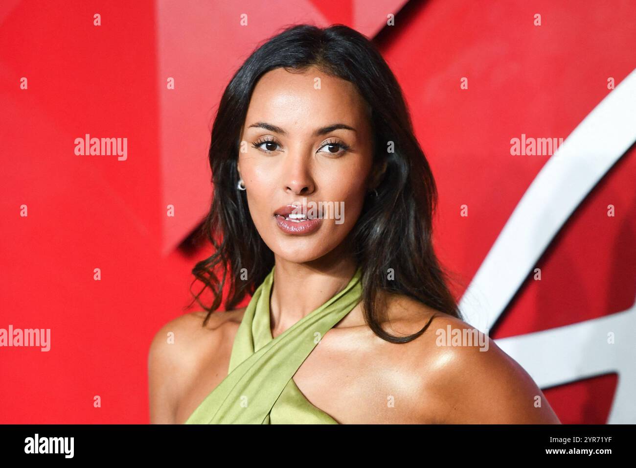 London, UK. 02nd Dec, 2024. Maya Jama attending The Fashion Awards 2024 Presented by Pandora at the Royal Albert Hall in London, England on December 02, 2024. Photo by Aurore Marechal/ABACAPRESS.COM Credit: Abaca Press/Alamy Live News Stock Photo