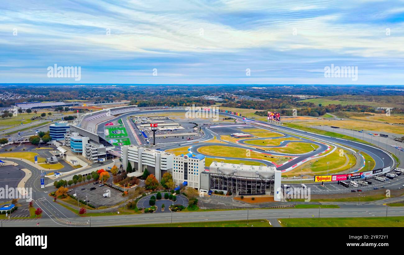 Charlotte motor speedway aerial hi-res stock photography and images - Alamy