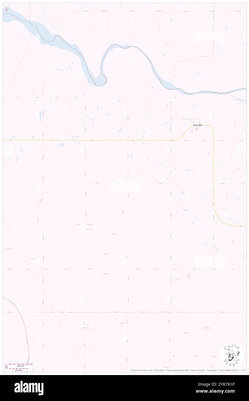 Township of Hopping, McClain County, US, United States, Oklahoma, N 34 53' 50'', S 97 12' 51'', map, Cartascapes Map published in 2024. Explore Cartascapes, a map revealing Earth's diverse landscapes, cultures, and ecosystems. Journey through time and space, discovering the interconnectedness of our planet's past, present, and future. Stock Photo