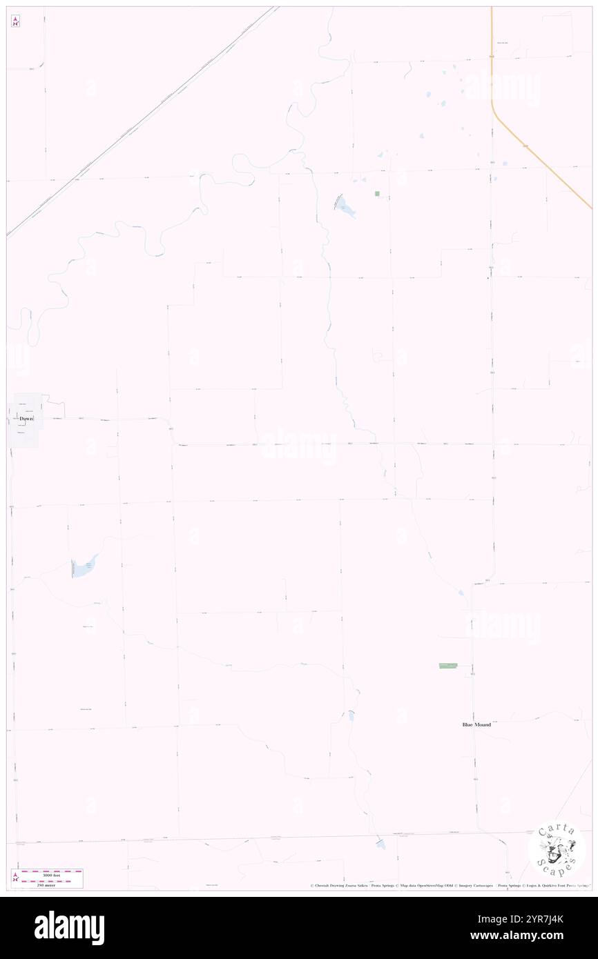 Township of Blue Mound, Livingston County, US, United States, Missouri, N 39 39' 51'', S 93 35' 18'', map, Cartascapes Map published in 2024. Explore Cartascapes, a map revealing Earth's diverse landscapes, cultures, and ecosystems. Journey through time and space, discovering the interconnectedness of our planet's past, present, and future. Stock Photo