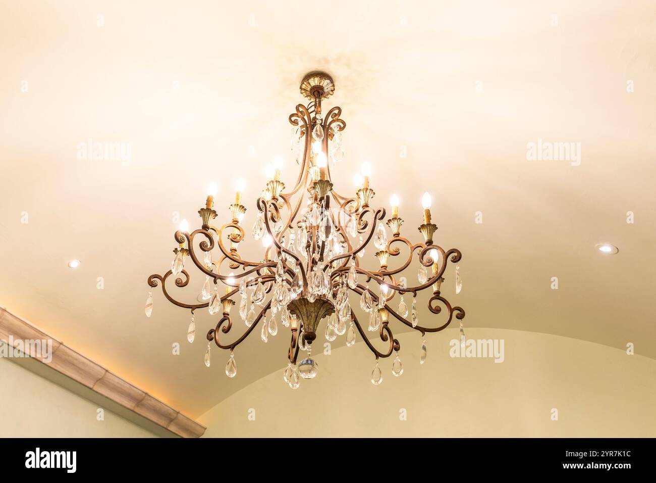 Sparkling chandeliers hi-res stock photography and images - Alamy