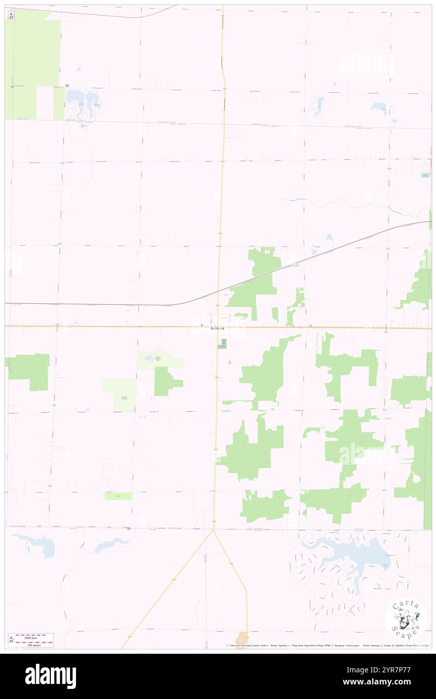 Township of Sullivan, Ashland County, US, United States, Ohio, N 41 1' 41'', S 82 13' 18'', map, Cartascapes Map published in 2024. Explore Cartascapes, a map revealing Earth's diverse landscapes, cultures, and ecosystems. Journey through time and space, discovering the interconnectedness of our planet's past, present, and future. Stock Photo