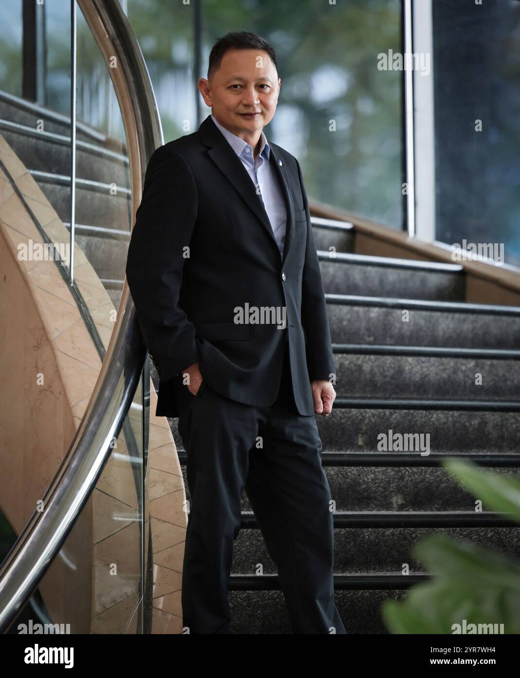 Goh Choon Phong, CEO of Singapore Airlines, photographed on 22 May 2024 ...