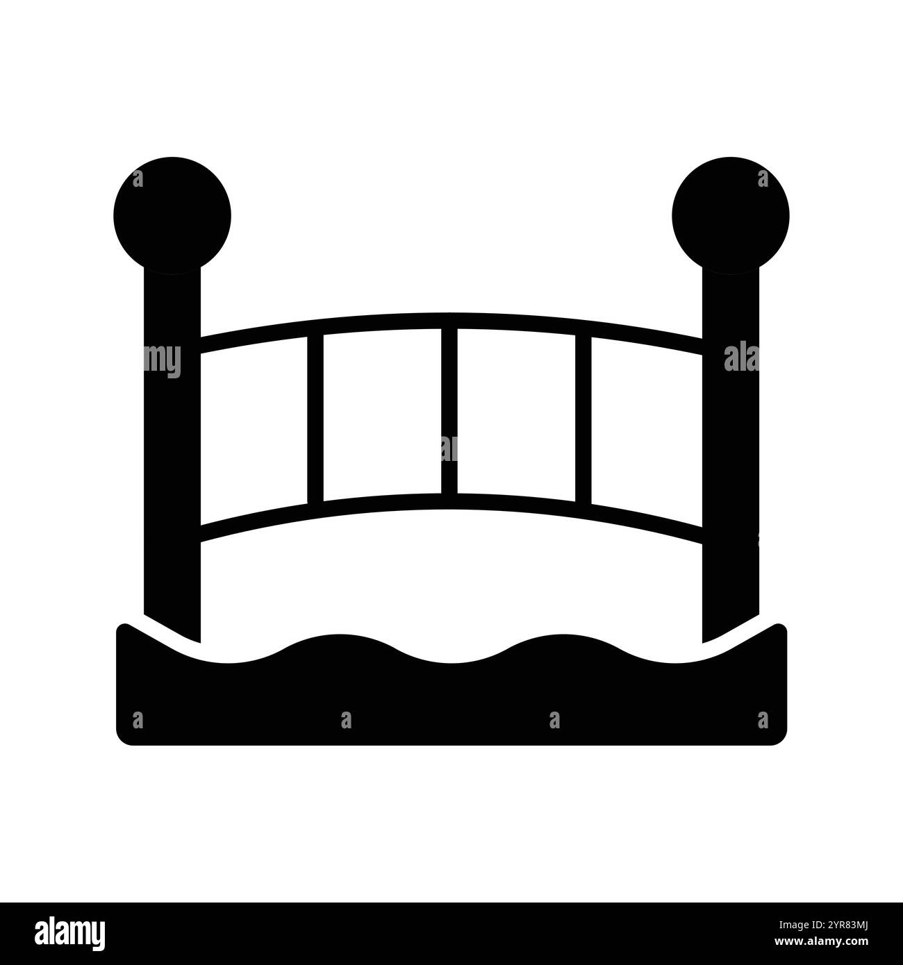 Bridge vector design, isolated on white background Stock Vector Image ...